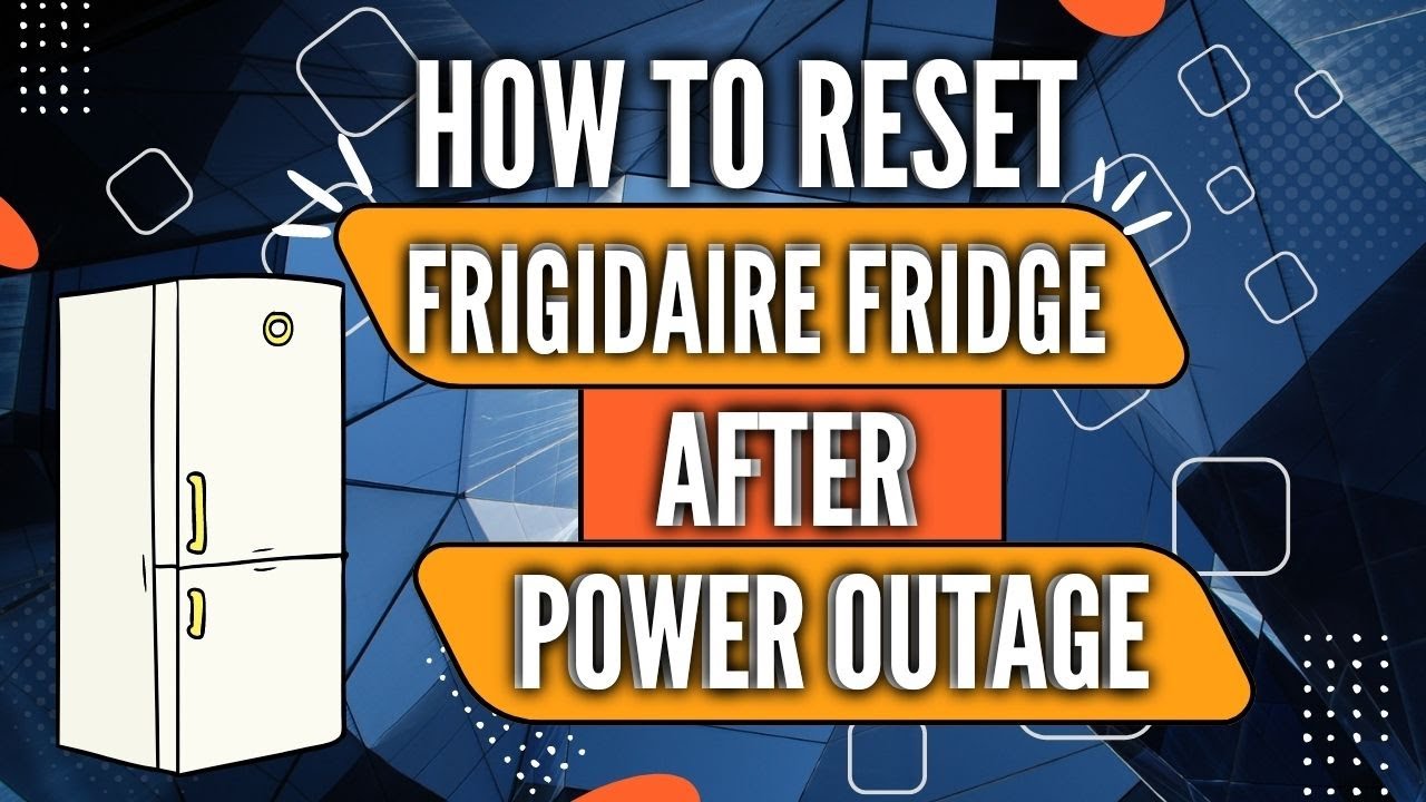 How To Reset A Frigidaire Refrigerator fixitwired.com